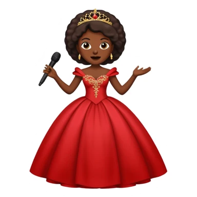 dar skin opera singer singing sticker