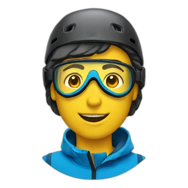 ski instructor sticker