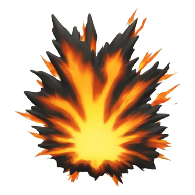 explosion with yeah on fire sticker