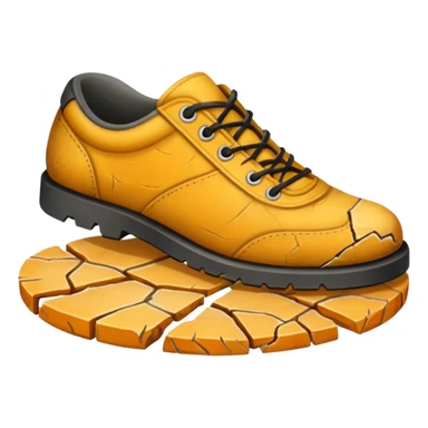 fractured sole sticker