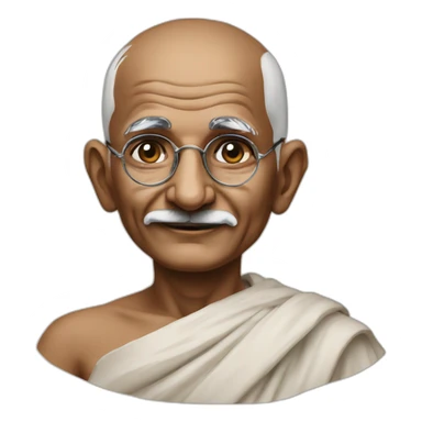 Mahatma gandhi sticker
