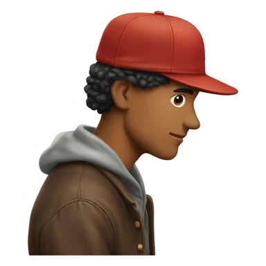 The Catcher in the Rye hat without the person sticker