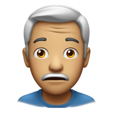 Stunned face  sticker