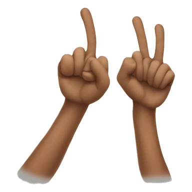 embaras emoji with finger touc sticker