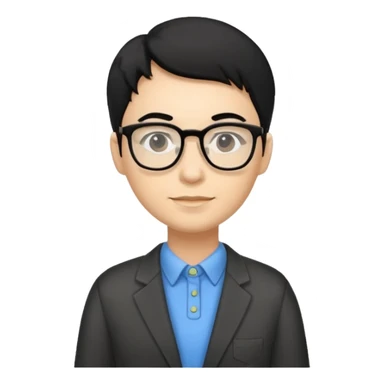 TEACHER LIGHT SKIN BLACK HAIR FULL BODY sticker