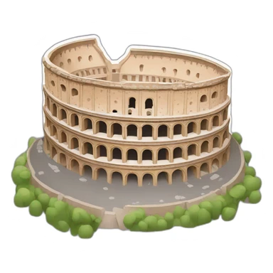 Roman Colosseum in Rome sticker