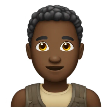 african person sticker