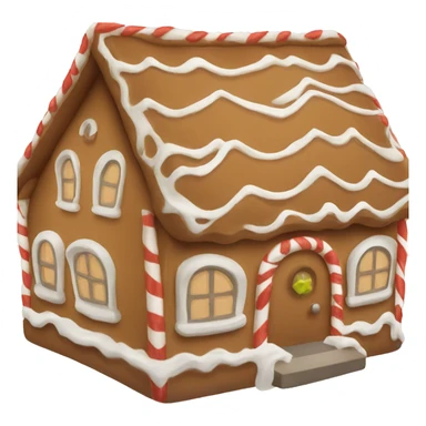 Cozy gingerbread house  sticker