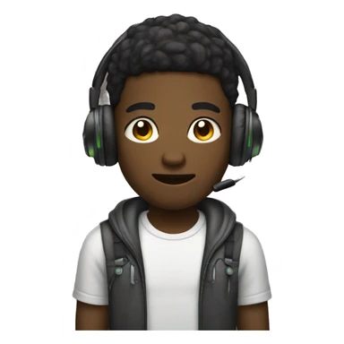 blac boy gamer  sticker