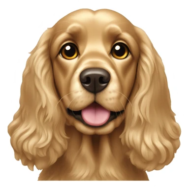 cocker spaniel golden  sticker