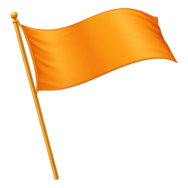 I want orange flag emoji represents hinduism sticker