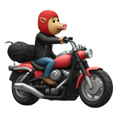 hog on the motorcycle sticker