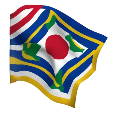Flag of the Brazilian state Pará sticker