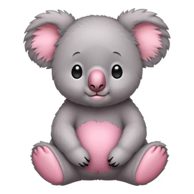 All Pink koala sticker