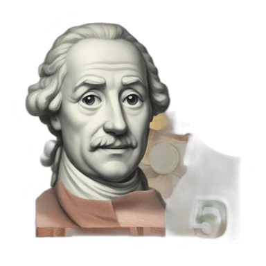 5 euro banknote sticker