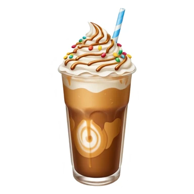 iced macchiato with sprinkles sticker