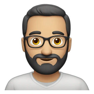 Armenian men reading interesting book and looking at camera and smiling  sticker