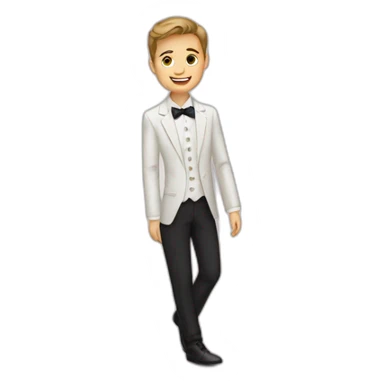 Boy wedding  sticker