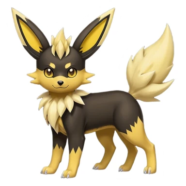 Umbreon-Jolteon-Fakemon-hybrid -fusion- full body sticker
