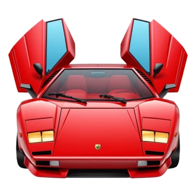 lambo countach sticker