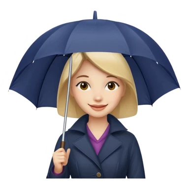 HOLDİNG UMBRELLA WOMAN sticker