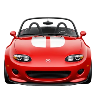2006 Miata mx5 racing car front sticker
