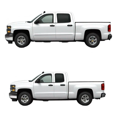 Truck, black OBS Chevrolet 1500 extended cab, side view sticker