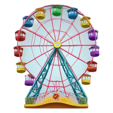 Ferris wheel sticker
