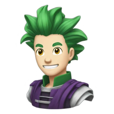 Gon dans les bras d'Hisoka sticker
