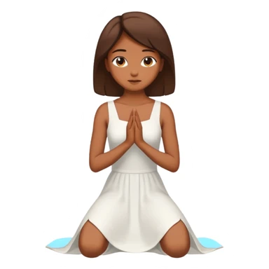 Créame que este emoji 🙇🏽‍♀️ este un blanquito atrás sticker