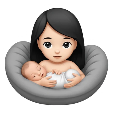 Newborn B&W Photoshoot sticker