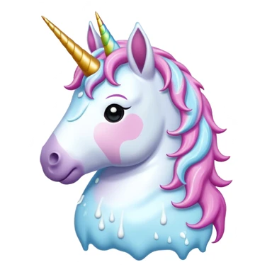 unicorn with icing sticker
