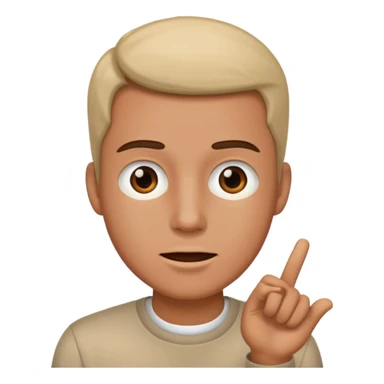 a man saying something sticker