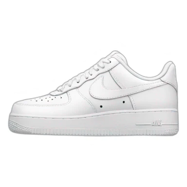 Nike white air force sticker