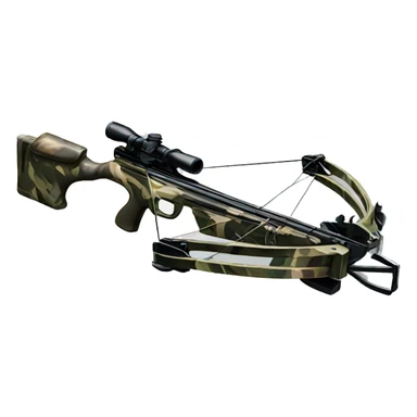 Camo crossbow sticker