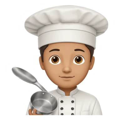 chef holding pan sticker