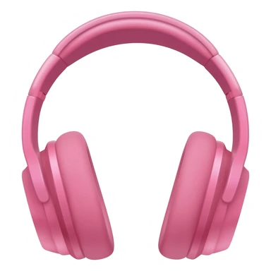 pink headphones sticker