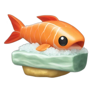Sushi au pokémon magicarp sticker