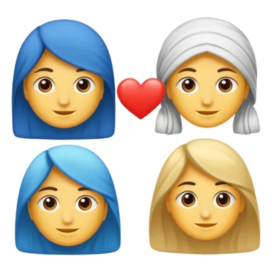 Mavi yuvarlak ve içinde beyaz tik sticker