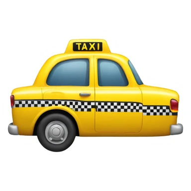 Yellow taxi sticker