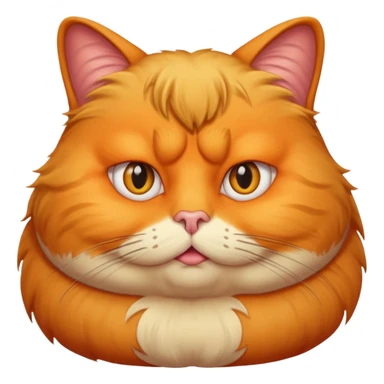 donald Trump as a fat cat sticker