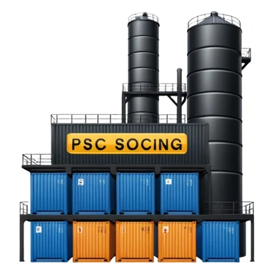 Usine de stockage  sticker