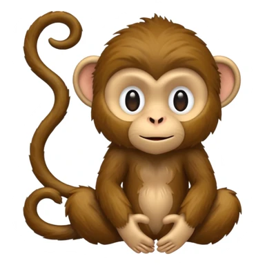 Fisher monkey sticker