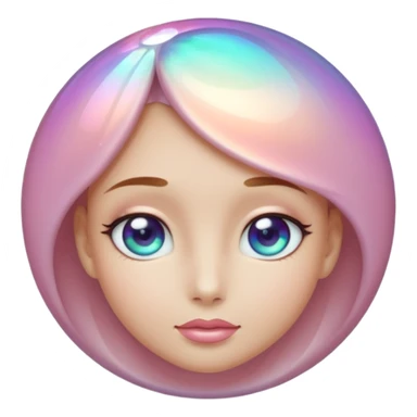 rosaline pearl gem sticker