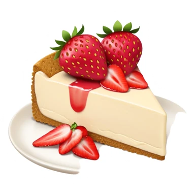 Strawberry cheesecake sticker