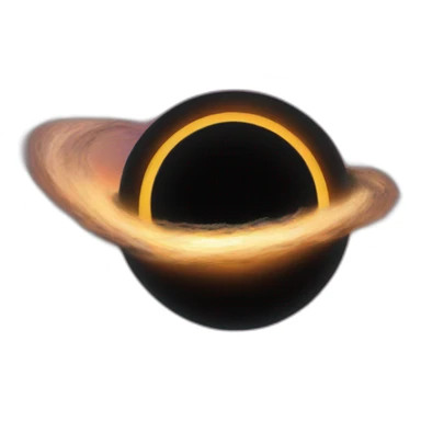 black hole in space sticker