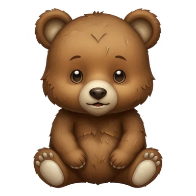 Baby bear abuse sticker