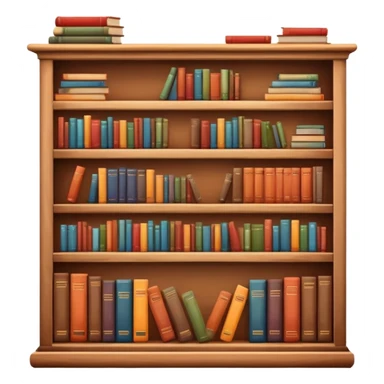 Beautiful bookshelf aesthetic  sticker