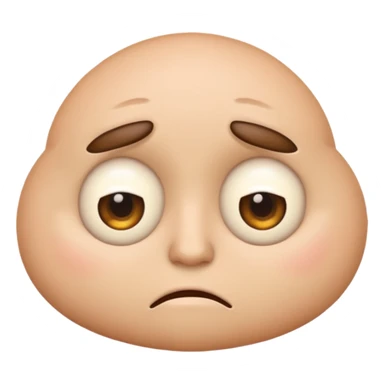 emoji eye bags sticker