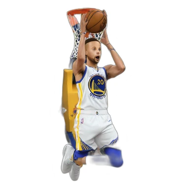 stephen curry is dunking sticker